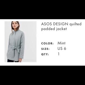 NWOT. Stylish Quilted Neru Style Jacket